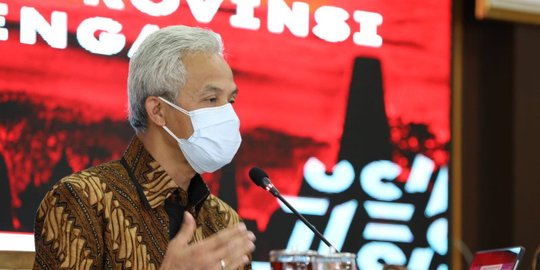 Ganjar Sebut 3 Wilayah Jateng Zona Merah, Angka Positif Covid-19 Turun 21,2%