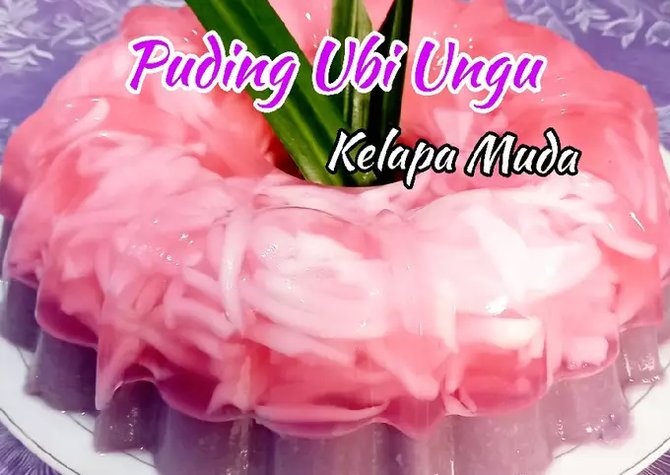 puding kelapa muda