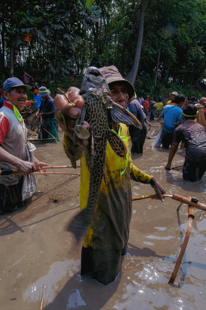 tradisi grobyak ikan kediri