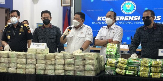 BNN Gagalkan Penyelundupan 324 Kg Sabu Jaringan Thailand-Aceh