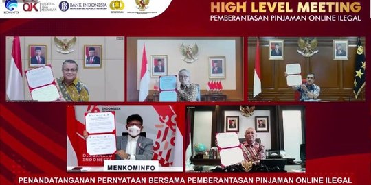 Pernyataan Bersama 5 Lembaga dan Kementerian untuk Pemberantasan Pinjol Ilegal