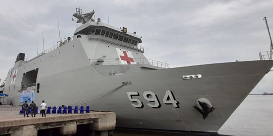 Antisipasi Lonjakan Covid-19, KRI Semarang Bawa Oksigen ke Riau