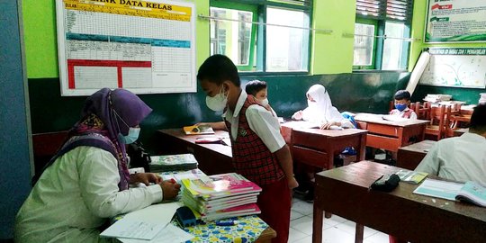 Sekolah di Pangandaran Gelar Pembelajaran Tatap Muka Terbatas