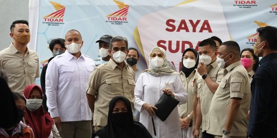Muzani Tinjau Vaksinasi Tidar di Menteng, Sebut Jakarta Halaman Depan Indonesia