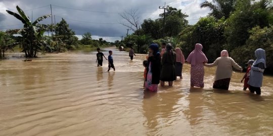 Diterjang Banjir Lagi, 127 Rumah di Empat Desa Tanah Bumbu Terendam