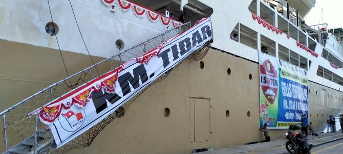 km tidar jadi pusat isolasi terapung di jayapura