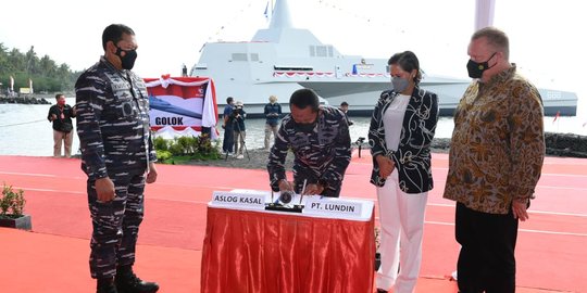 Kasal Kenalkan KRI Golok-688: Kapal Cepat Rudal Hit and Run