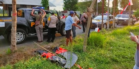 Leher Terjerat Tali Layangan, Pengendara Motor Tewas Menabrak Pohon