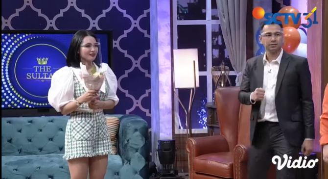 wika salim hadir di the sultan sctv raffi ahmad jadi salah tingkah