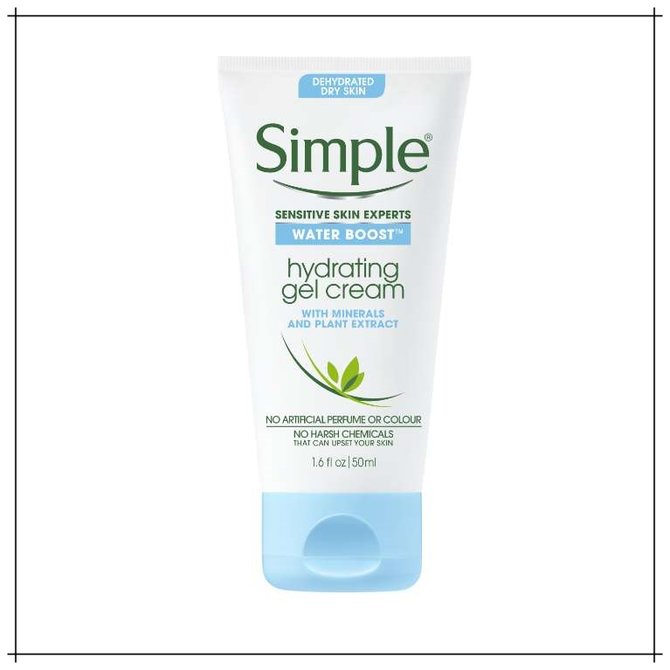 simple water boost hydrating gel cream