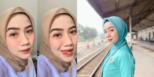 Petugas KAI Ini Cantik Kebangetan, Penumpang Bisa Betah di Stasiun Ogah Naik Kereta