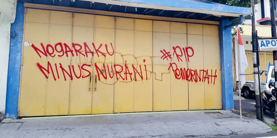 Grafiti Kritik Pemerintah Muncul di Solo, Gibran Siap Berkomunikasi dengan Pembuat