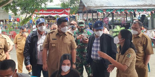 TNI Polri dan Yayasan Marianna Gelar Vaksinasi Massal di Samosir