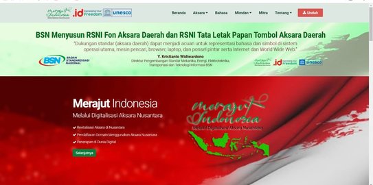 PANDI Luncurkan Web merajutindonesia.id, Aplikasi untuk Semua Aksara Nusantara