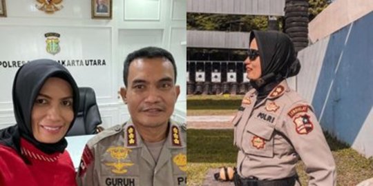Aksi Sangar Perwira Polwan Istri Kapolres Jakut Saat Membidik Pakai Senjata