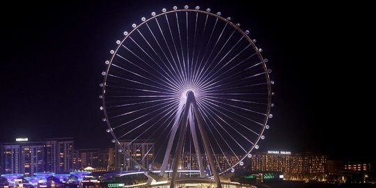 Penampakan Ain Dubai, Bianglala Tertinggi di Dunia