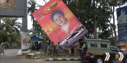 PDIP Polisikan Aksi Vandalisme dan Pengerusakan Baliho Puan Maharani di Kota Batu