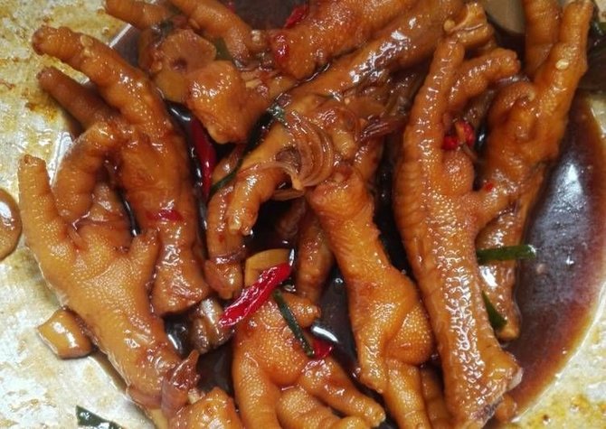 ceker bumbu kecap