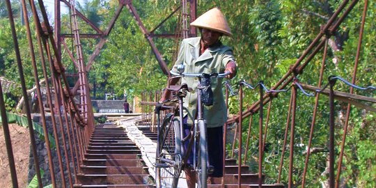 Tapak Tilas Jembatan Gantung Ngete Karanganyar, Menantang Maut