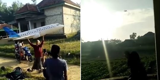 Viral Santri Terbangkan 'Pesawat Garuda', Langsung Disebut Penerus BJ Habibie