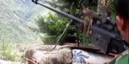 Aksi Sniper Tni Tembak Kkb Papua Dari Atas Gunung Sekali Dor Langsung Kena Merdeka Com