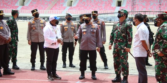 Tinjau Stadion dan Arena di Papua, Kapolri Pastikan PON ke-XX Siap Dilaksanakan