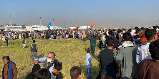 CEK FAKTA: Hoaks Video Kericuhan di Bandara Kabul Afghanistan