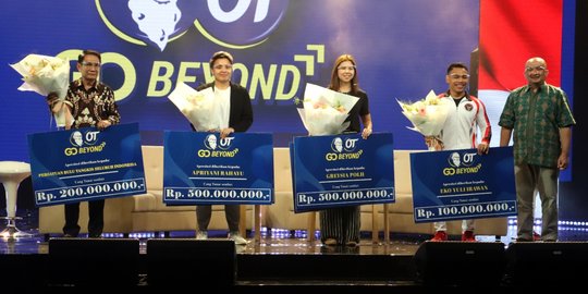 Apriyani Rahayu, Greysia Polii dan Eko Yuli Irawan Kembali Diguyur Bonus Rp1,1 Miliar