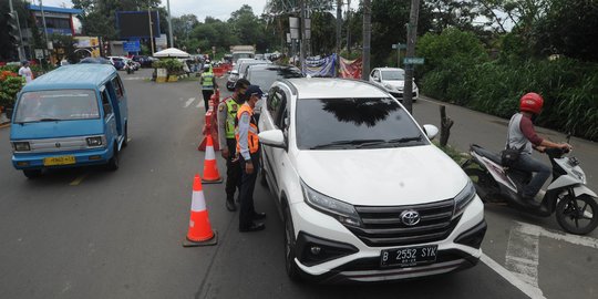 Lalu Lintas Jalur Puncak Bogor di Akhir Pekan Terpantau Lancar