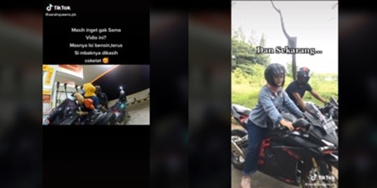 Pria Ini Beri Cokelat Petugas SPBU Saat Isi BBM, Tak Disangka Berujung di Pelaminan