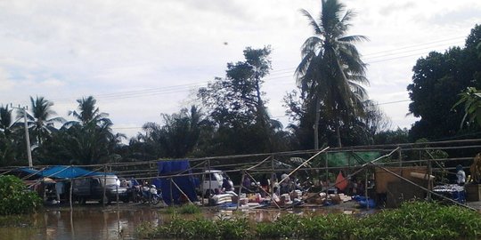 Banjir Merendam 455 Rumah di Kutai Kartanegara Mulai Surut, Warga Menolak Dievakuasi