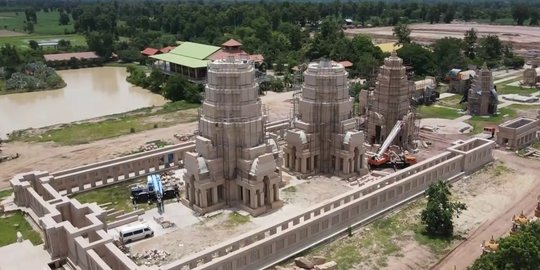 Dituding Tiru Angkor, Pembangunan Kuil Baru di Thailand Picu Kontroversi