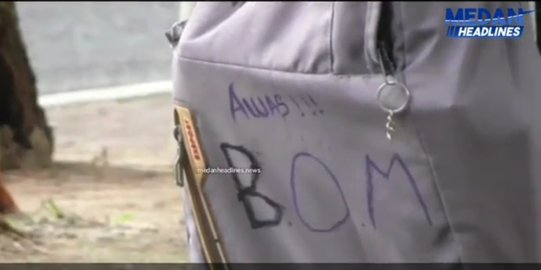 Warga Pematangsiantar Dihebohkan Tas Bertuliskan 'Awas Bom', Ini Faktanya