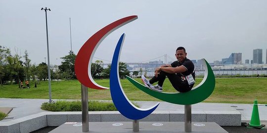 4 Potret Jaenal Aripin, Atlet Balap Kursi Roda di Paralimpiade Tokyo 2020