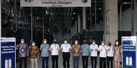 Pabrik Baru Hyundai Indonesia Mulai Produksi Oksigen untuk Pasien Covid-19