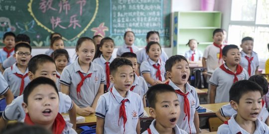 China Larang Siswa SD Usia Enam dan Tujuh Tahun Ikut Ujian