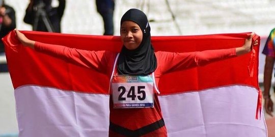 4 Potret Karisma Evi Tiarani, Atlet Atletik Indonesia di Paralimpiade Tokyo 2020