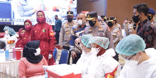 Kapolri Harap Sinergi dengan Mahasiswa Bantu Akselerasi Vaksinasi Covid-19