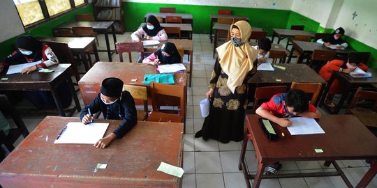 Persiapkan PTM  di Madrasah, Kemenag Tangsel Verifikasi Sarana Prokes