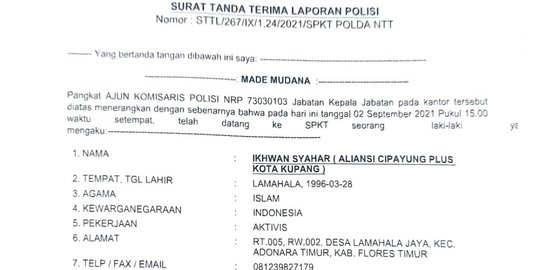 Gubernur NTT Dilaporkan ke Polisi Terkait Dugaan Pelanggaran Protokol Kesehatan