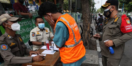 Dalam Sepekan, 10.678 Warga di Jakarta Barat Kena Razia Masker