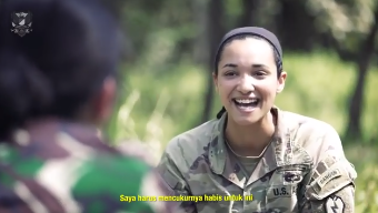 momen tentara wanita amerika digembleng saat pendidikan ranger