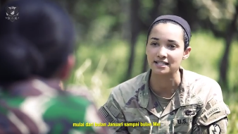 momen tentara wanita amerika digembleng saat pendidikan ranger