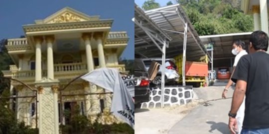 Gerebek Garasi Kepala Desa Pemilik Rumah Mewah, Bikin Kaget Mobilnya Banyak Banget