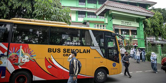 Bus Sekolah DKI Jakarta Kembali Antar Jemput Siswa