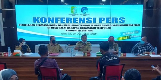 300 Polisi-TNI Jaga Rumah Ibadah Jemaat Ahmadiyah di Desa Balai Harapan Sintang