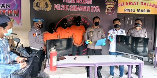 Menyamar Jadi Pemulung, 3 Residivis di Samarinda Bobol 13 Rumah