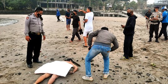 Mayat Pria Telanjang Terdampar di Pantai Batu Belig Bali