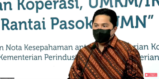 Erick Thohir: Program Vaksinasi Harus Paralel dengan Ketersediaan Obat Covid-19