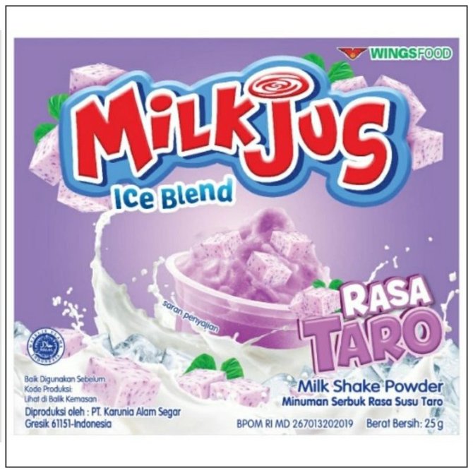 milkjus ice blend taro